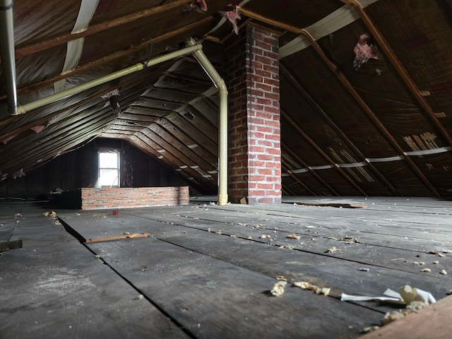 1315 Mitchell St, Jackson, MI 49203 - view of unfinished attic