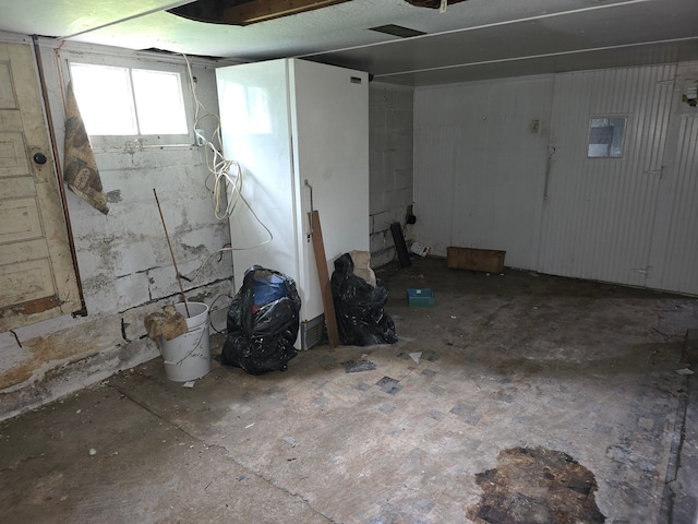 1315 Mitchell St, Jackson, MI 49203 - view of basement