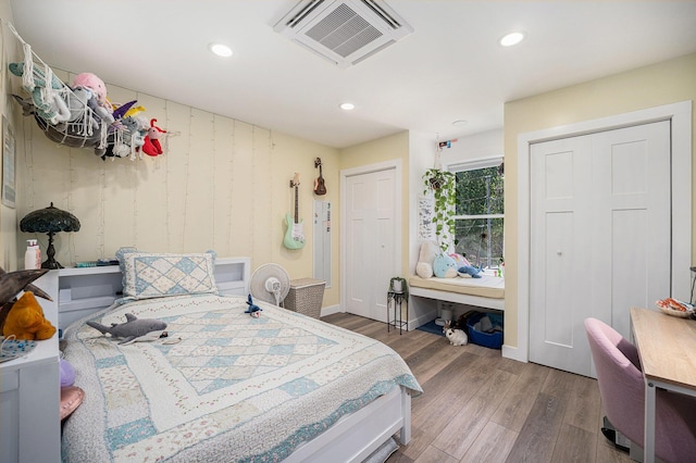 22873 Riverside Dr, Mendon, MI 49072 - bedroom featuring wood finished floors, recessed lighting, and baseboards
