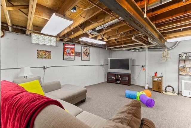 26901 Ann Arbor Trl, Dearborn Heights, MI 48127 - finished basement featuring carpet floors