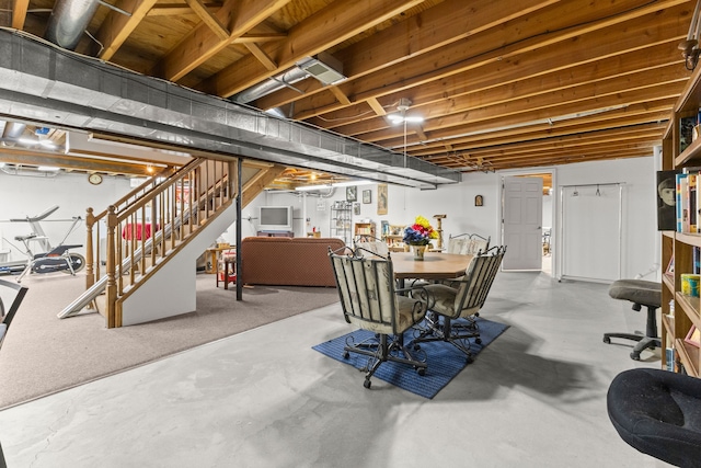 26901 Ann Arbor Trl, Dearborn Heights, MI 48127 - finished below grade area with stairs