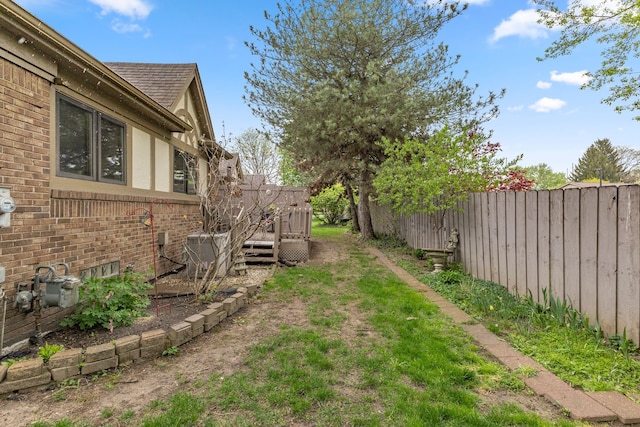 26901 Ann Arbor Trl, Dearborn Heights, MI 48127 - view of yard featuring fence and a wooden deck