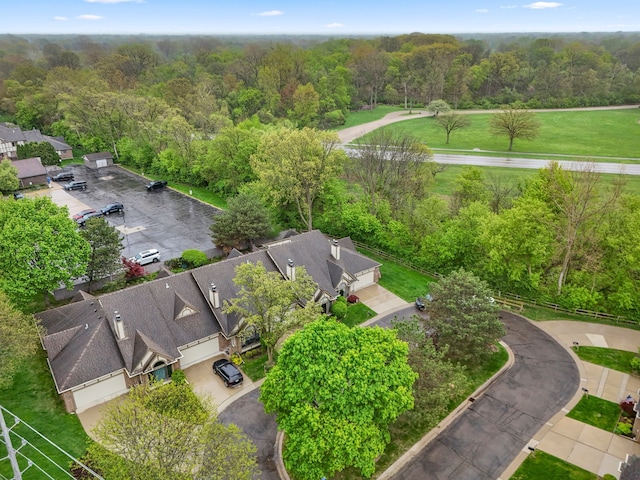 26901 Ann Arbor Trl, Dearborn Heights, MI 48127 - bird's eye view of a heavily wooded area