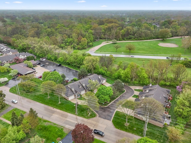 26901 Ann Arbor Trl, Dearborn Heights, MI 48127 - aerial view of residential area with a heavily wooded area