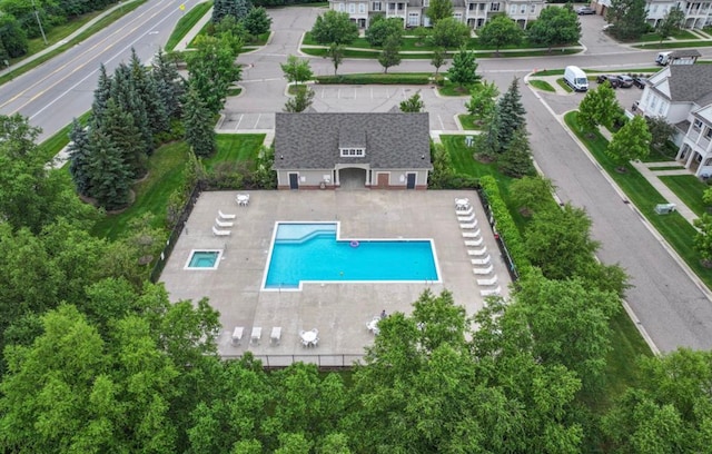 7200 Addington Dr, Commerce Twp, MI 48390 - aerial view