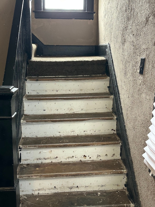 view of staircase