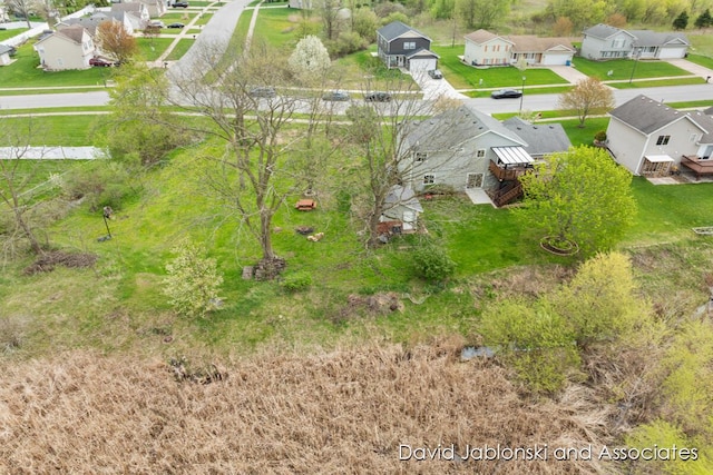 birds eye view of property featuring a residential view