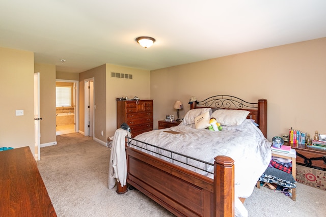 12474 Clinton River Rd, Sterling Heights, MI 48313 - bedroom with light colored carpet and baseboards