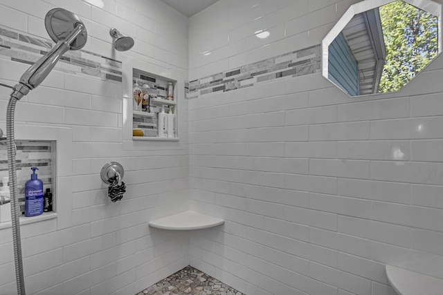 37 N Monroe St, Coldwater, MI 49036 - bathroom with a tile shower