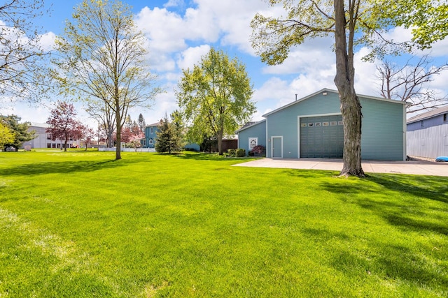 37 N Monroe St, Coldwater, MI 49036 - view of yard with an outdoor structure and driveway