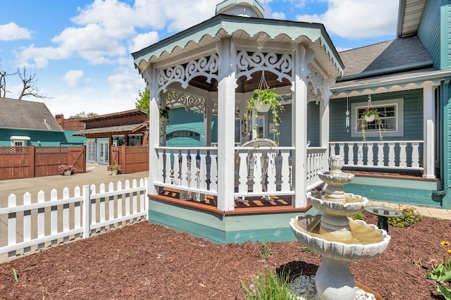37 N Monroe St, Coldwater, MI 49036 - deck with a porch and fence