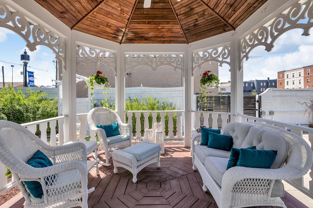 37 N Monroe St, Coldwater, MI 49036 - sunroom / solarium with an outdoor living space