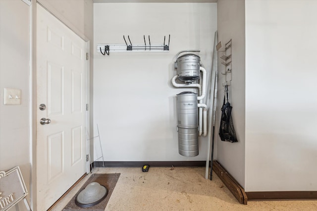view of utility room