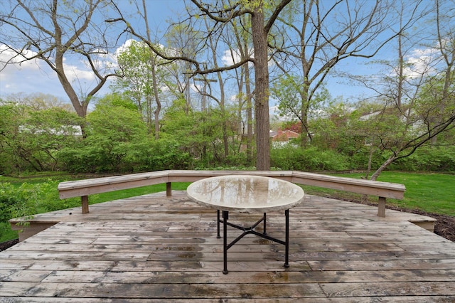 view of deck