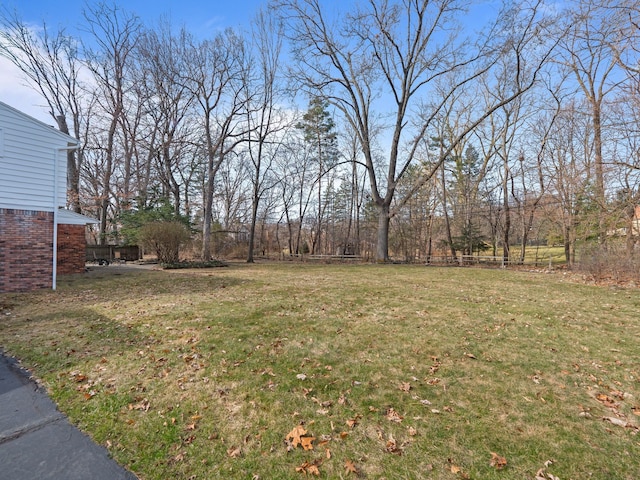 view of yard
