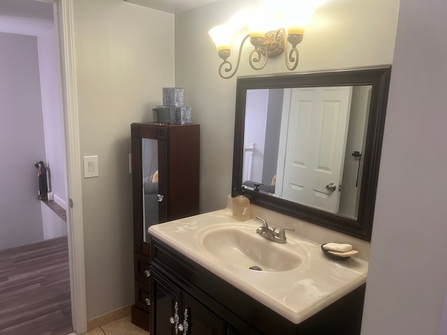 17540 Edward Cir, Clinton Township, MI 48038 - bathroom featuring vanity and baseboards