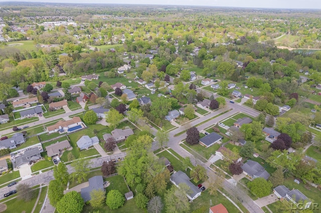 1402 Westhaven Blvd, Tecumseh, MI 49286 - aerial overview of property's location featuring nearby suburban area
