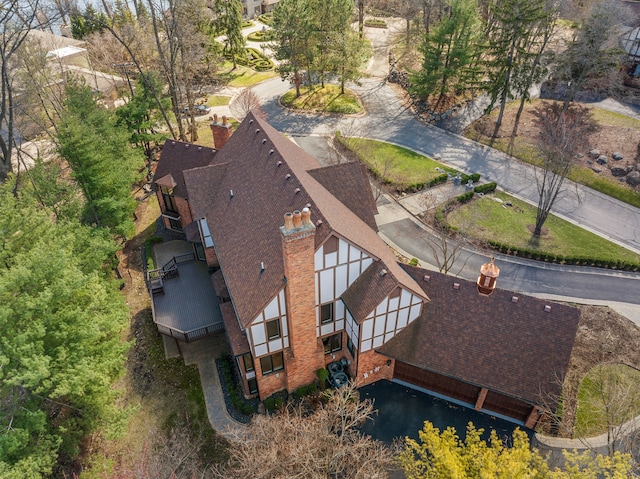 drone / aerial view