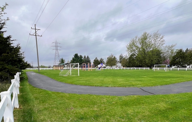 view of community