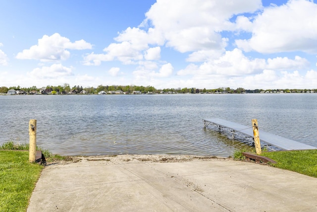12938 Kelley Rd, Brooklyn, MI 49230 - dock area featuring a boat ramp and a water view