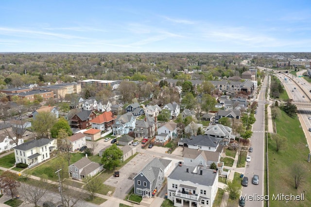 506 Fairview Ave NE, Grand Rapids, MI 49503 - aerial view with a residential view