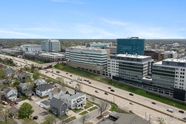 506 Fairview Ave NE, Grand Rapids, MI 49503 - bird's eye view with a view of city