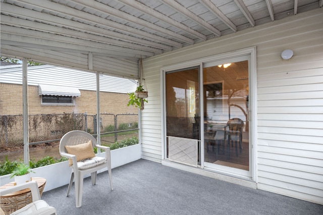 sunroom / solarium featuring a wealth of natural light