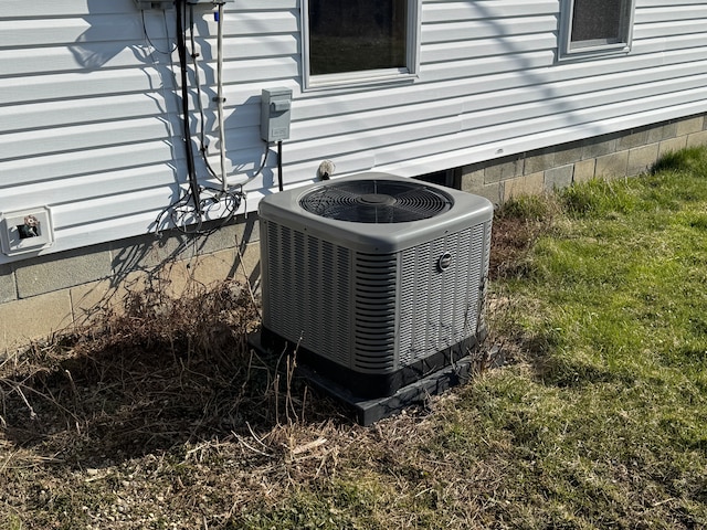 exterior details featuring central air condition unit