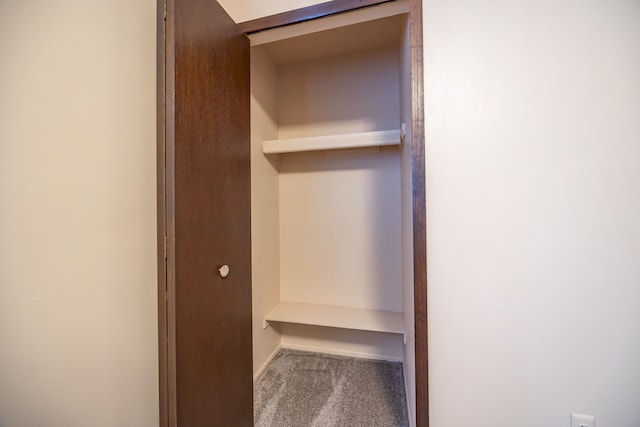 view of closet