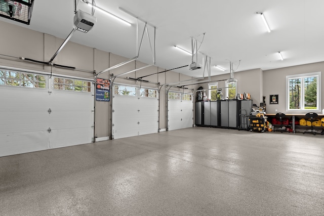 5744 Wyndam Ln, Brighton, MI 48116 - garage with a garage door opener