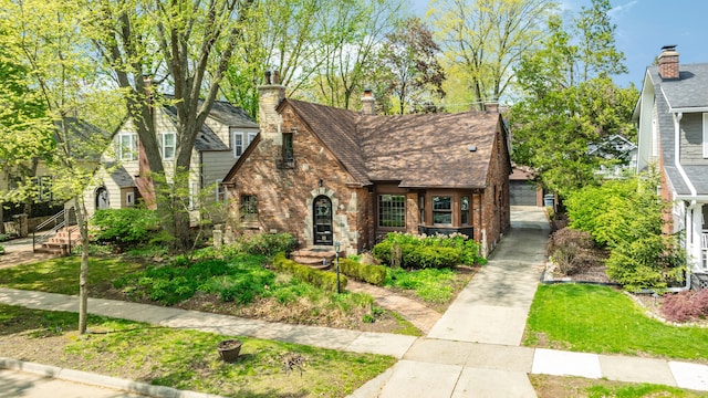 33 Sylvan Ave, Pleasant Ridge, MI 48069 - tudor home with brick siding