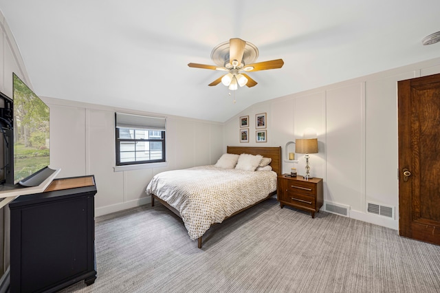 33 Sylvan Ave, Pleasant Ridge, MI 48069 - bedroom with vaulted ceiling, a decorative wall, and visible vents