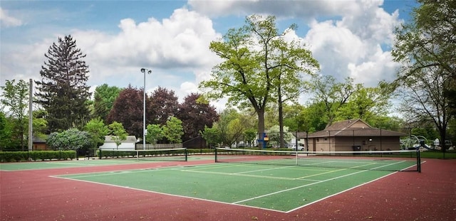 33 Sylvan Ave, Pleasant Ridge, MI 48069 - view of tennis court featuring fence