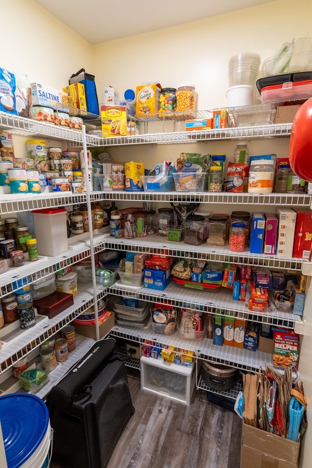 view of pantry