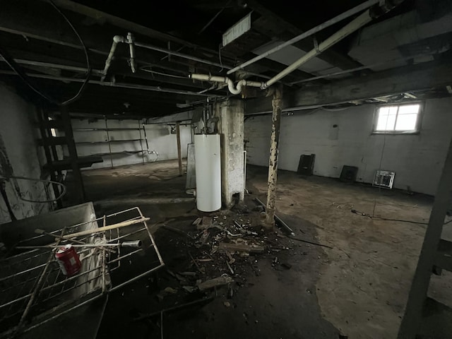 75 Abbott St, River Rouge, MI 48218 - basement featuring gas water heater