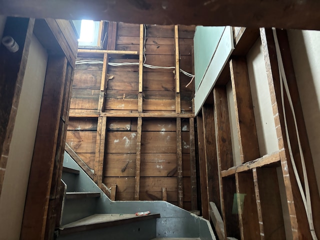 view of stairway