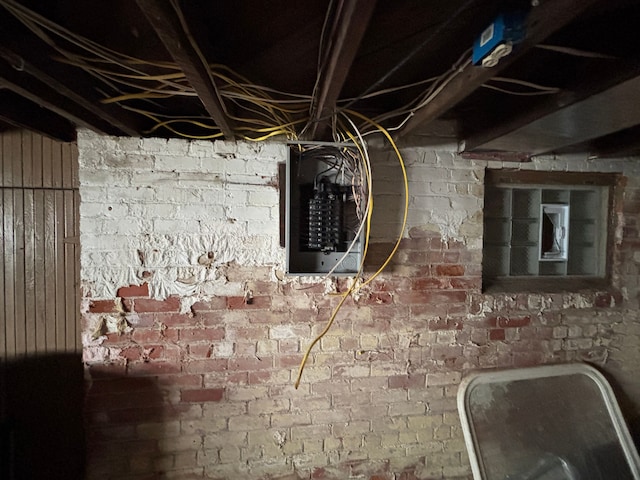 utility room featuring electric panel