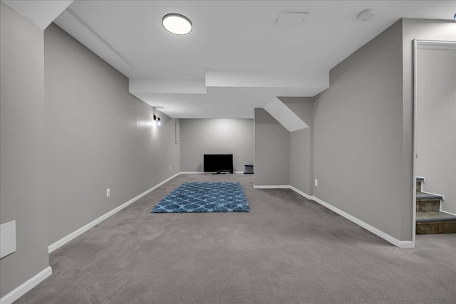 863 Calpernia, Wixom, MI 48393 - finished below grade area with carpet flooring and baseboards