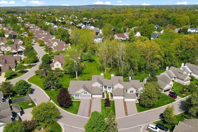 863 Calpernia, Wixom, MI 48393 - aerial perspective of suburban area