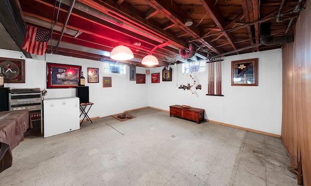 23022 Lexington Ave, Eastpointe, MI 48021 - basement featuring baseboards and tile patterned floors