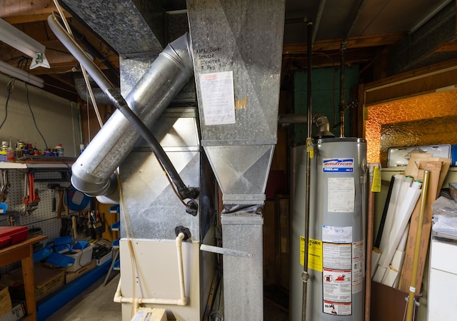 23022 Lexington Ave, Eastpointe, MI 48021 - utility room featuring water heater