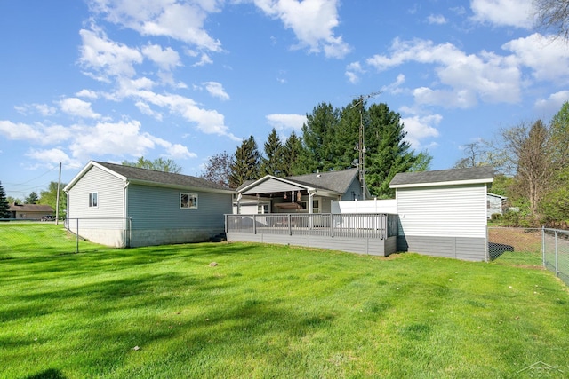 back of property featuring an outdoor structure and a storage shed