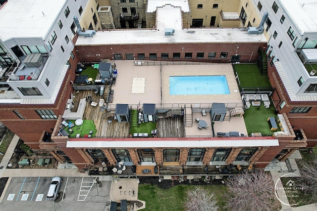 drone / aerial view