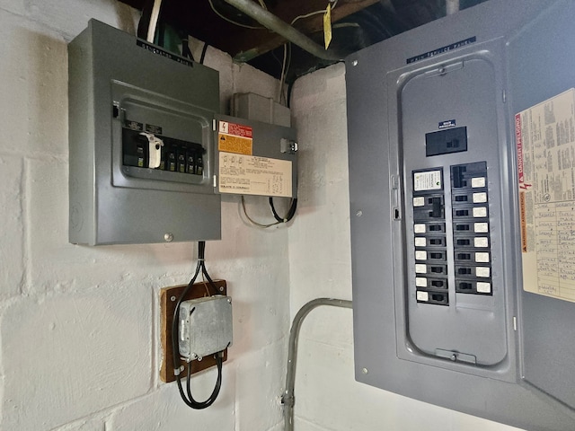 utilities with electric panel