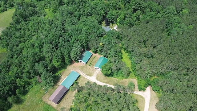 200 S Shearer Rd, Gladwin, MI 48624 - aerial view with a view of trees