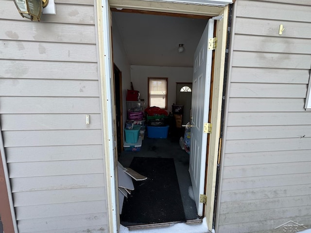 view of exterior entry