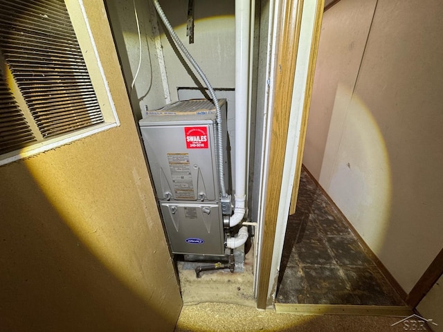 view of utility room