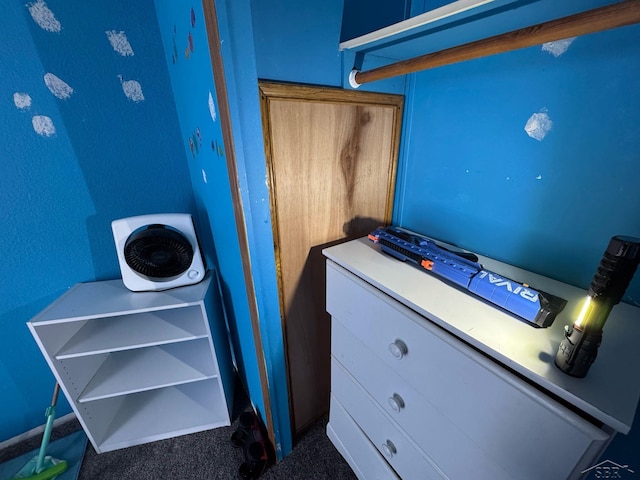miscellaneous room with carpet