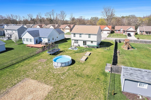 809 Sarah Ln, Milan, MI 48160 - birds eye view of property with a residential view