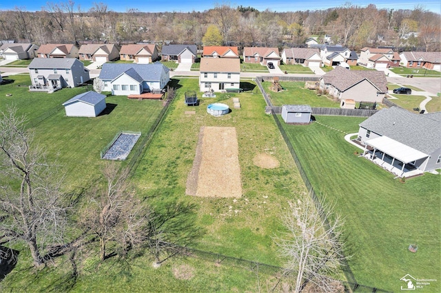 809 Sarah Ln, Milan, MI 48160 - bird's eye view featuring a residential view